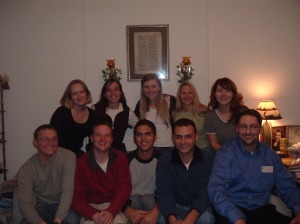 Top Row: Me, Beth, Anne, Rachel, Dianne. Bottom Row: Danny, David, Matthew, Tim, and Gary